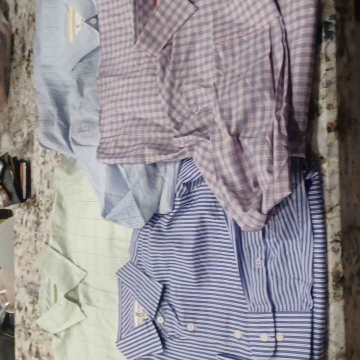 Lot Of 4 Fairway  Greene Mens Sz Large Long Sleeve Shirts Nwot